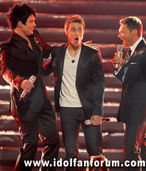 adam lambert kriss allen american idol final 2 winners
